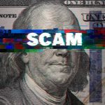 Empty Daycares Took Millions Scam text overlaid on distorted 100 dollar bill